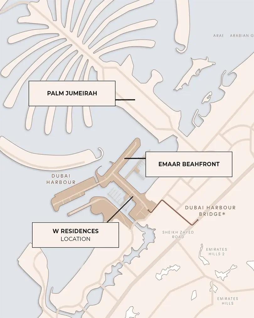 W Residences at Dubai Harbour Tower 3