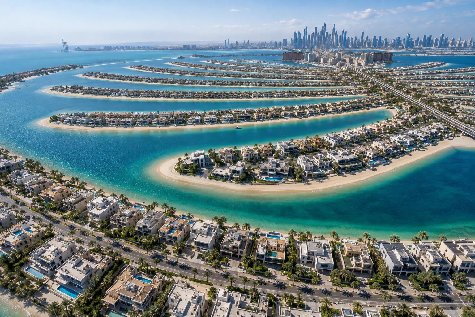 Dubai freehold villas for sale on Palm Jumeirah