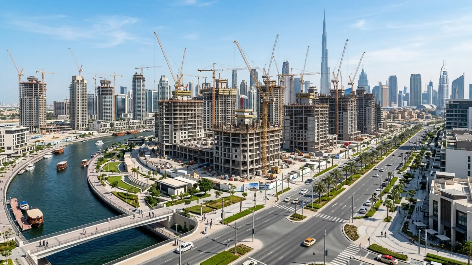 Off-plan property escrow transaction lifecycle in Dubai, from project registration and SPA signing to progress-linked payments and key handover