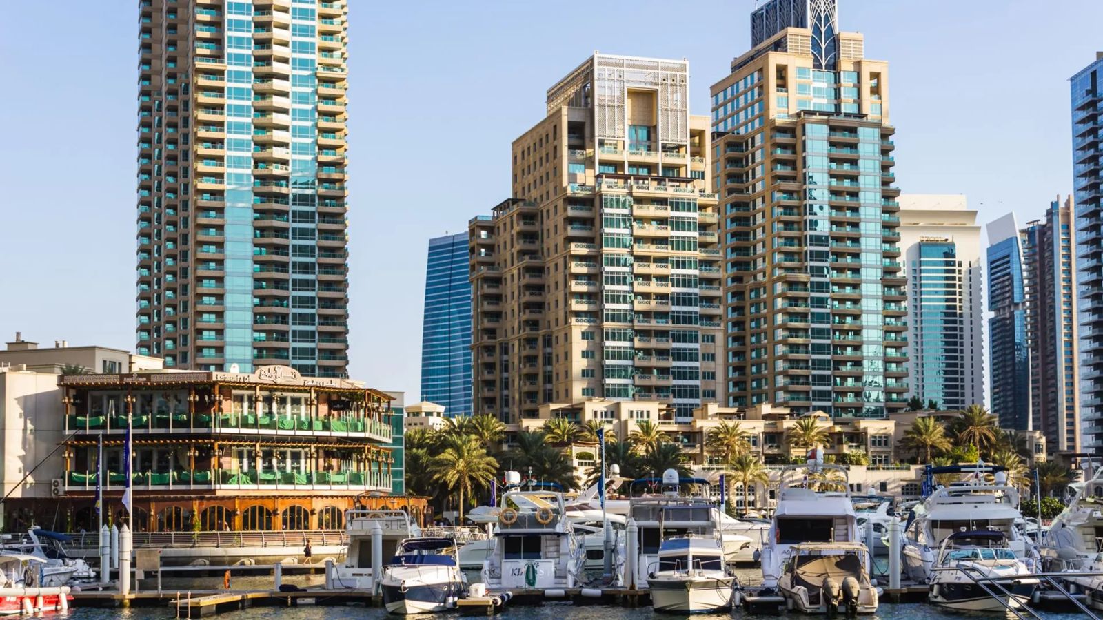 Dubai Marina Yacht Club is a hub for sailing, dining and boat charters