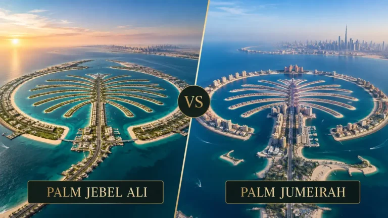 Palm Jebel Ali vs. Palm Jumeirah: Key Differences, Property Prices & ROI