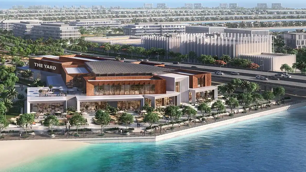 The Yard waterfront retail and lifestyle destination at Palm Jebel Ali